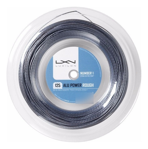 Luxilon Alu Power Rough 100 Mts 12.5 Cm Plateado