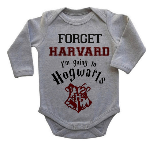 Body Bebê Baby Roupa Nenê Harry Potter Hogwarsts Harvard For