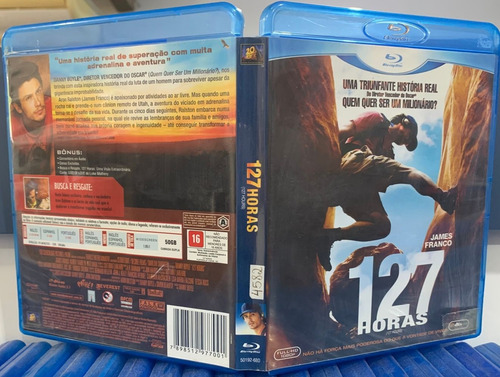 Blu-ray Filme 127 Horas James Franco Original Dublado (Usado)