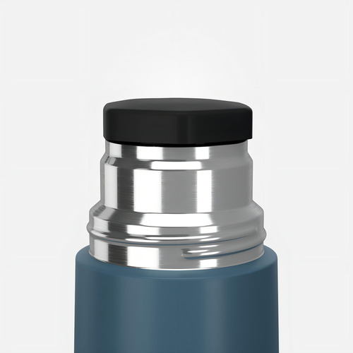 Botella Isoterma Senderismo Acero Inoxidable 0,7 L Azul Que