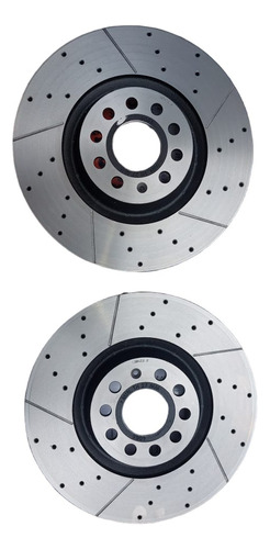 2 Discos Traseros Hiperventilados 310mm Vw C Balata Brembo C