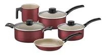 Comprar Juego Batería Ollas+ Sarten+ Hervidor 8 Piezas Tramontina Pf