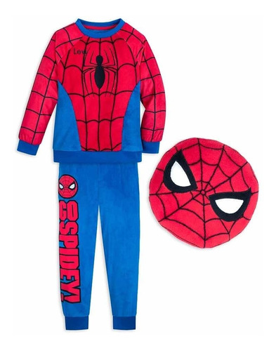 Set Pijama Disfraz Spiderman + Cojín Talla 7-8 Disney Store