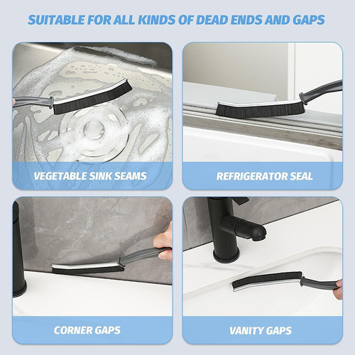 3 Cepillos De Limpieza Para Huecos De Baño, Limpiar Las