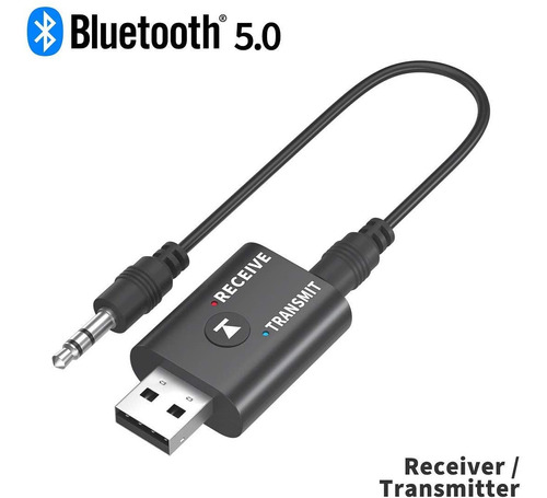 Imagen 2 de 5 de Transmisor Y Receptor De Audio Bluetooth Inalambrico 2en1 B.