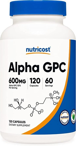 Original Nutricost Alpha Gpc 600 Mg, 120 Cap, 60 Serv