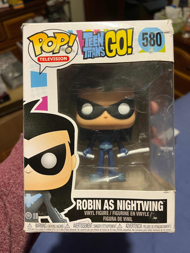 Funko Pop! Robin As Nightwing #580 Teen Titans Go Dc Comics