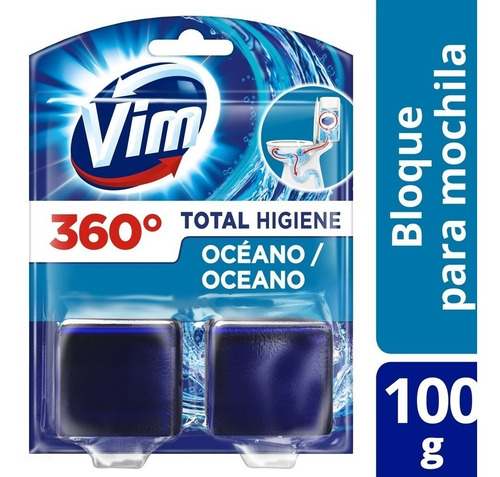 Vim Pastillas De Inodoro Para Mochila Oceano 100 Gr