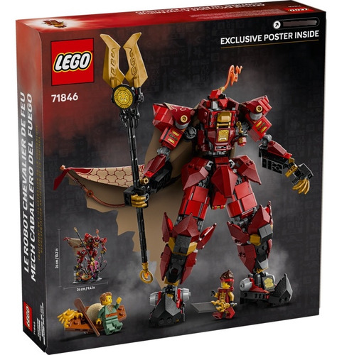 Lego Ninjago Meca Caballero Del Fuego 71846 - 996pz 996 Kai