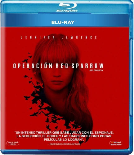 Operación Red Sparrow Blu Ray Película Nuevo