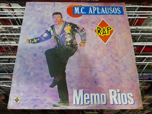 Lp Memo Rios Mc Aplausos Rap En Acetato,long Play