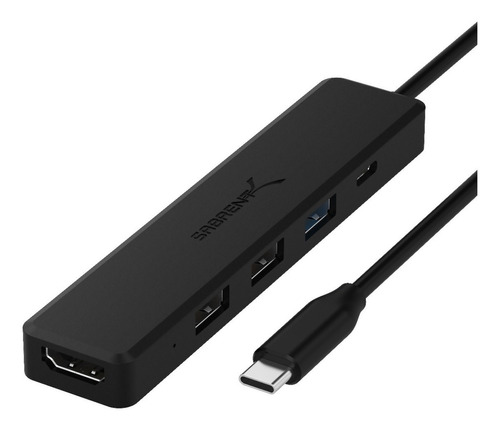 Hub Usb Tipo-c Multiportas Hdmi 4k | 1x Usb 3.0 | 2x Usb