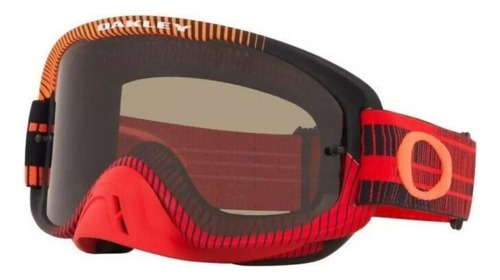Oakley Goggle Antiparra Para Moto Motocross Dh Red Orange