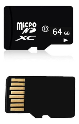 Tarjeta Memoria Flash Micro Sdxc Clase 10 64 Gb Cámara Móvil