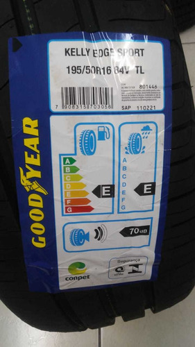 Imagem 5 de 6 de Kit 4 Pneu Goodyear Aro 16 Edge Sport 195/50r16 84v Kelly