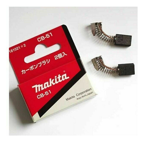 Juego Carbones Cepillo Eléctrico Makita Modelo 1902 (cb51)