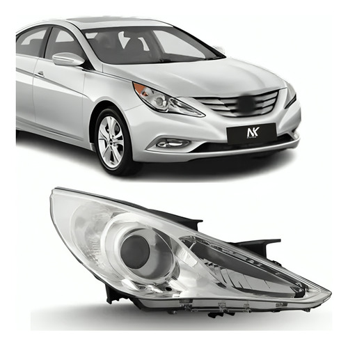 Farol Sonata 2011 2012 2013 2014 Sem Xenon Direito