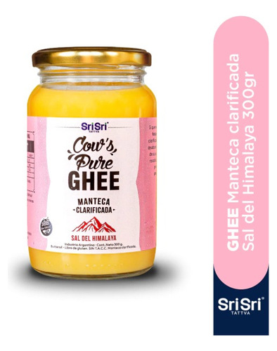 Ghee Manteca Clarificada Cows Pure Sri Sri 300g Sal Himalaya