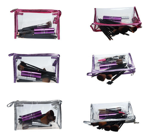 Bolsa De Viaje Impermeable Con Cremallera Transparente Bolsa