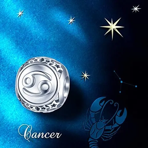 Abalorio Con Signo Del Zodiaco De Cáncer Compatible Con De Y