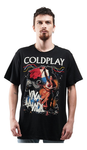 Camiseta Coldplay Viva La Vida Rock Activity