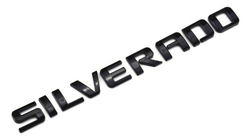 Emblema Chevrolet Silverado 2006-2016 Negro Lateral