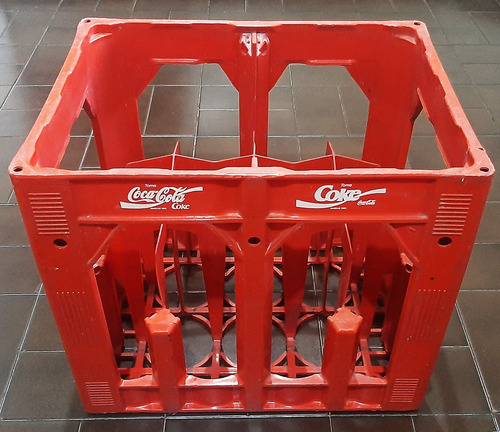 Cajón Plástico Coca Cola Multilitro Goyana Brasil 1990 (Usado)