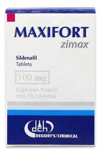 Maxifort Zimax Sildenafil 10 Tabs. 100 Mg Degort´s Chemical