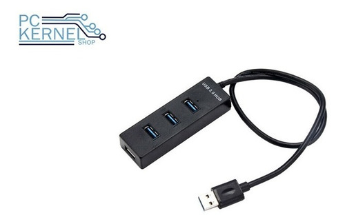 Hub Usb 3.0 Con 4 Puertos Con Alimentación Para Pc Mac