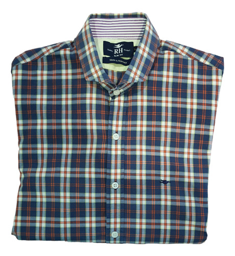 Camisa Escocesa, Slim Fit, Rh