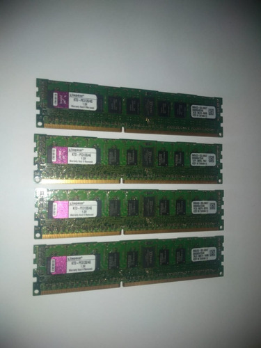 Imagem 2 de 4 de 16gb Memória Kingston Ktd-pe313s/4g 4 X 4g P/dell M610 M610x