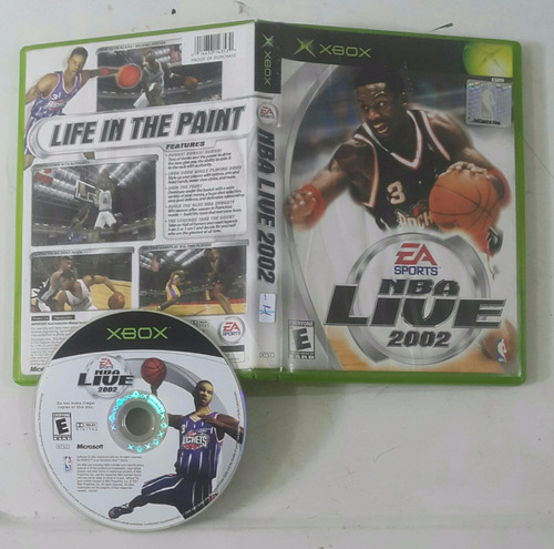 Nba Live 2002 * Basketball  / Xbox Clasico & 360 * Completo