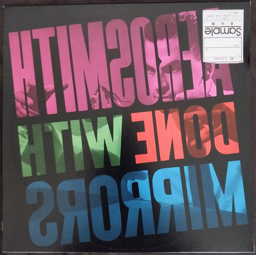 Aerosmith Done With Mirrors Lp Vinilo 1985 Japon Nm