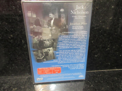 Dvd - A Pequena Loja Dos Horrores - Jack Nicholson - Lacrado