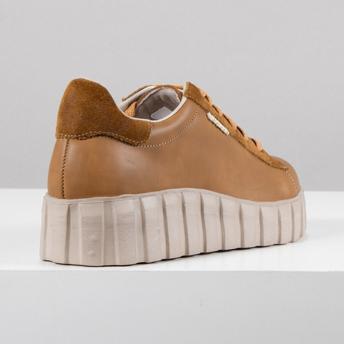 Imagen 4 de 9 de Zapatillas Mujer Citadina Cuero Antideslizante Comodas