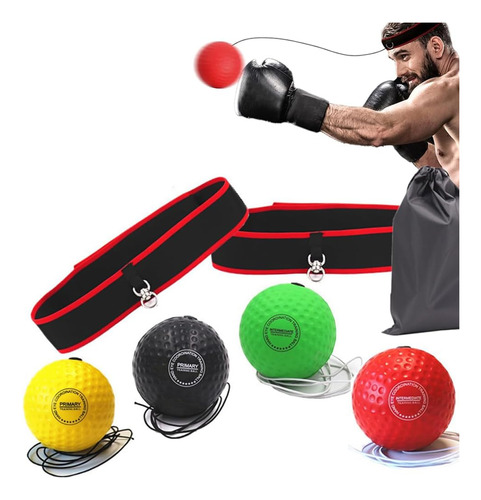 Pelota De Reflejos De Boxeo Santify Juego De Diadema Con Pel