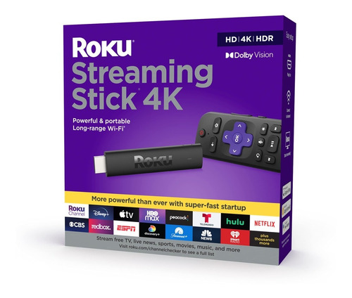 Roku Streaming Stick 4k Hd Hdr Smart Box Wifi Mi Tv Netflix