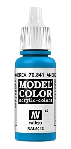 Vallejo Model Color Azul Andrea 70841 Plastimodelismo 17ml