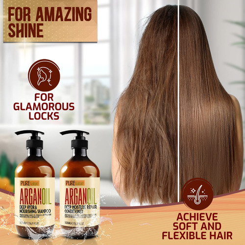 Conjunto De Shampoo E Condicionador Pure Nature Lux Spa Arga