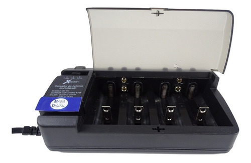 Cargador Universal Baterías Xtron Bc-103 Para Aa Aaa C D 9v