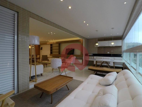 Imagem 9 de 30 de Apartamento Com 4 Dormitórios À Venda, 153 M² Por R$ 1.090.710 - Canto Do Forte - Praia Grande/sp - Ap3406