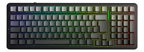 Teclado Aula F99 Mecânico Preto Radiant Tri Mode Gamer Anbt2 Pret...