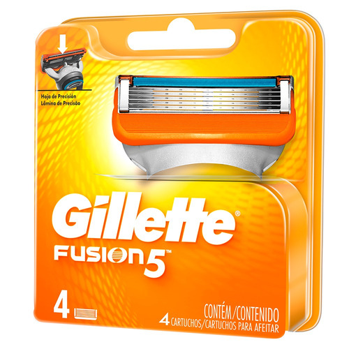 Imagen 3 de 4 de Repuestos para afeitar Gillette Fusion5 4 u