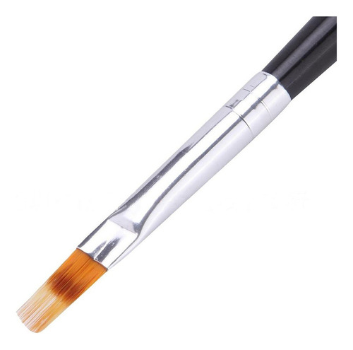 Y 4 Paquete De 2-6 Cepillos Para Uñas De Gel, Mango 4 Piezas