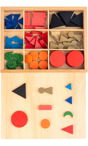 Material Didáctico Montessori De Madera Para Preescolar