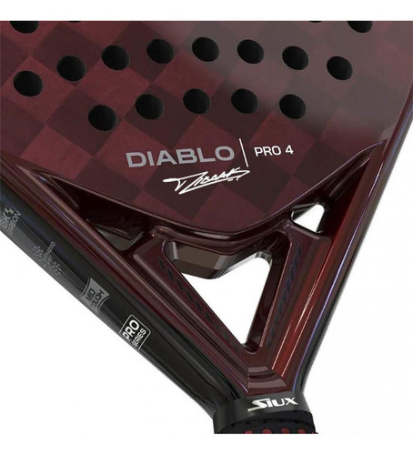 Pala De Padel Siux Tino Libaak Diablo Pro 4 2025 Color Bordó