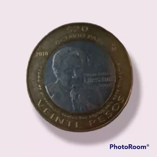 Octavio Paz Moneda 20 Pesos