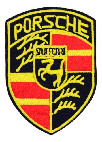 Parche De Porsche - Logotipo - Adherible - Para Ropa