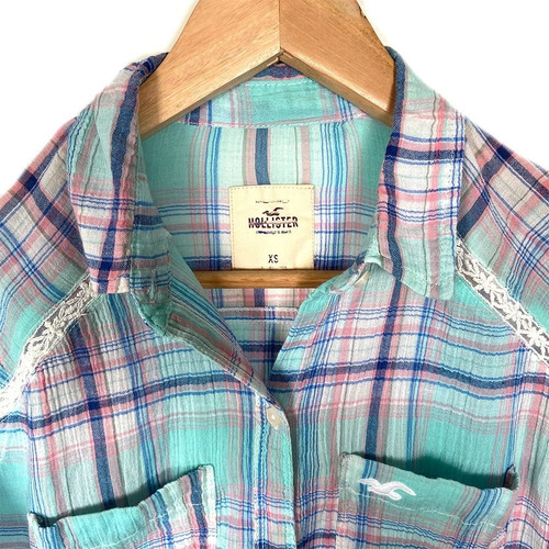 Imagen 4 de 8 de Camisa Mujer Hollister Original 100% Importada! Talles Y Var