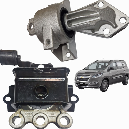 Kit 2 Coxim Calço Do Motor E Câmbio Onix Cobalt Spin  Autom